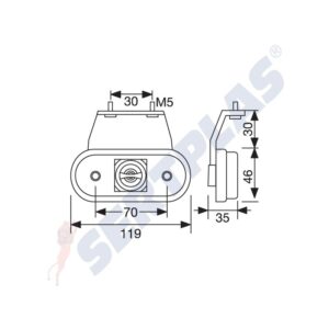 Lampa Gabarit Universala