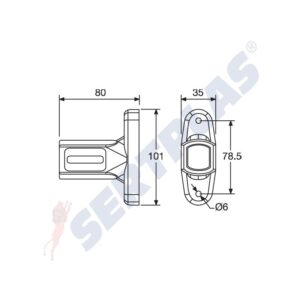 Lampa Gabarit Universala